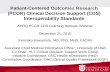 Patient-Centered Outcomes Research (PCOR) Clinical ... CDS... · Patient-Centered Outcomes Research (PCOR) Clinical Decision Support (CDS) Interoperability Standards ... societal