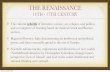 THE RENAISSANCE - Chaminade Visual Artschaminadearttheory.weebly.com/uploads/1/0/4/6/104643919/the... · Leonardo da Vinci, The Last Supper, 1495-98Text Thursday, January 9, 2014.