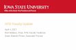 NTE Faculty Update - Iowa State University Senate...• Established NTE advancement portfolio templates in all ... • Created university advising/teaching awards for NTE ... • Create