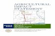 AGRICULTURAL IMPACT STATEMENT - DATCP Home … · AMP and BMPs and the Role of the Agricultural Inspector ... Bending and Welding ... this agricultural impact statement ...