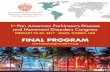 FINAL PROGRAM - pascongress2017.org · FINAL PROGRAM . ... Friday, February 24, ... Francisco Cardoso, Brazil Cynthia Comella, USA Jorge Juncos, USA