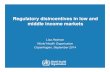 Regulatory disincentives in low and middle income markets · 2016-06-13 · Regulatory disincentives in low and middle income markets Lisa Hedman ... Misoprostol 32% Chlorhexidine