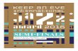 jazz award programma 2016 - Keep an Eye€¦ · Semi-Final I April 11 BANDS Vuma Levin Quintet - Temlandvo Remigiusz Knapik Band Nicolò Ricci – saxophone Giovanni Agosti – piano