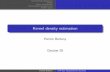 Patrick Breheny October 28 - College of Arts & Sciencesweb.as.uky.edu/statistics/users/pbreheny/621/F10/notes/10-28.pdf · Kernel Density Estimation Theory Choice of bandwidth Kernel