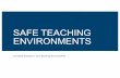 Safe Teaching Environments - TCC · consider when conducting a hazard analysis of ... Vertical bandsaw with blade guard Machine Guarding ... Safe Teaching Environments ...