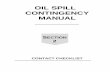 OIL SPILL CONTINGENCY MANUAL - WCSS€¦ · spill report form 2.1 company resources 2.2 2.3 wcss resources & contact information, equipment locations emergency services & local resources