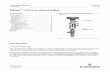 Fisher CAV4 Control Valve - Emerson€¦ · Fisher CAV4 Control Valve with 657 Actuator W2700‐1* 657 ACTUATOR CAV4 CONTROL VALVE Introduction Scope of Manual This manual includes