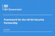 Frameworkfor)the)UK/EU)Security) Partnership) · OFFICIAL’SENSITIVE’–NOT’GOVERNMENT’POLICY’–HARD’COPY’ONLYSECURITY)PARTNERSHIP ’ 2 ... partnership,’law’enforcementand’criminal