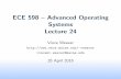 ECE 598 { Advanced Operating Systems Lecture 24web.eece.maine.edu/~vweaver/classes/ece598_2016s/ece598_lec24.pdf · ECE 598 { Advanced Operating Systems Lecture 24 ... have a multi-tasking