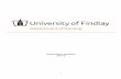 Student Handbook 2017-18 (002) - University of Findlay · the requirements of Chapter 4723-5 ... ethics, pathophysiology, pharmacology, medical management, and nursing management