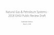 Natural Gas & Petroleum Systems -2018 GHGI Public … · Oil Refining and Transport. Gas Exploration. Oil Exploration. MMT CO. 2. Eq. CO 2 ... • Overall increase of 34% • Largest