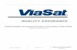 ViaSat Quality Assurance Process & Procedure Field Guide · ViaSat Quality Assurance Process & Procedure Field Guide Release Date: November 2014 . ViaSat Quality Assurance Process