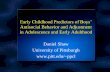 Early Childhood Predictors of Boys’ - Santa Fe Boyssantafeboys.org/wp-content/uploads/2015/11/SHAW-SANTA-FE...Early Childhood Predictors of Boys’ Antisocial Behavior and Adjustment