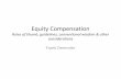 Equity Compensation Master - CMU · Equity Compensation Rules of thumb, guidelines, conventional wisdom & other considerations ... VP Marketing -Non-Founder 160k-190k 175k 0-50k 0.5-1.2%