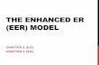 THE ENHANCED ER (EER) MODEL - University of Waterloocs338/slides/12 EER Model.pdf · •Subclass entity has all attributes and participates in all relationships ... EER DIAGRAM WITH