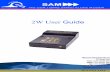 The GSM / GPRS STAND ALONE MODEM - Wavecom ...wavecom.com.au/04_product_documents/333/User Manual_2wSAM...The GSM / GPRS STAND ALONE MODEM WAVECOM SAM 2W User Guide Wavecom Instruments