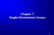 Chapter 5 Arrays - KSU Web Homeksuweb.kennesaw.edu/~hhaddad/Spring2018/CS1301/Chapter... · 2017-12-29 · Chapter 7 Single-Dimensional Arrays. 2. ... 3. Declaring Array Variables.