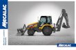Backhoe Loaders Sideshift - Mecalac · Backhoe Loaders Sideshift Inspiring the next ... control of the tandem gear pump to provide improvements in fuel efficiency and ... Battery