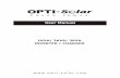 User Manual - OPTI-Solar Manual/SP Efecto 1-3KVA User... · Smart battery charger design for optimized battery ... AC Load = 2000W i.e. I LOAD ... Do not mount the inverter on flammable