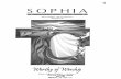 SOPHIA - Amazon S3s3.amazonaws.com/cmbs.mbconf.ca/Publications/Sophia/Sophia-199… · SOPHIA A Greek feminine noun associated with the biblical wisdom tradition, ... ness in the