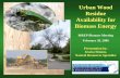 Urban Wood Residue Availability for Biomass Energy · Urban Wood Waste in Michigan Supply & Policy Issues ... • Urban wood resource inventory ... – Provide managers with case