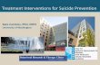 Treatment Interventions for Suicide Prevention · Treatment Interventions for Suicide Prevention. ... Control Postcard Sending ... conflict or loss.