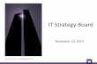 IT Strategy Board - University of Washington · Month IT Strategy Board Topic February 3, 2014 HR/P Modernization ... —Virtualization and HPC services share infrastructure —Co-location