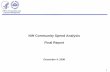 NIH Community Spend Analysis Final Report - DPCPSI Community Spend Analysis Final Report December 4, 2008 1 . Office of Acquisition and Table of Contents Logistics Management Section