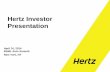 Hertz Investor P Auto...  Hertz Investor Presentation ... the ultimate parent company of The Hertz