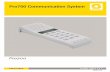 Pro700 Communication Systemstentofon.com.au/datasheet_PDF/Pro700/A100K10227_Pro700_User_G… · 1 Pro700 Communication System ... • Press ﬁ rst digit (1 - 4) ... ESTABLISH CONVERSATION