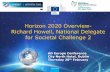 Horizon 2020 Overview- Richard Howell, National Delegate ... · Richard Howell, National Delegate for Societal Challenge 2. ... efficiency and raw materials 6. ... why intervention