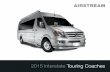 2015 Interstate Touring Coaches - Airstream · 2015 Interstate Touring Coaches. 2. Experience the legends ... ... legendary reliability. ... 110 Volt Power Outlets STD