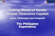 Taking Stock of Health Human Resource Capital - … Stock of Health Human Resource Capital: Gains, ... No. of Emigrants ... Republic Act 7796, ...