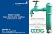Water Audits One Tool in the Toolbox - CCOGcavanaughsolutions.com Presented by: Steve Cavanaugh, P.E. Water Audits One Tool in the Toolbox Tuesday, May 17, 2016 Water Infrastructure