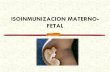 ISOINMUNIZACION MATERNO- FETAL · El Rh es una proteína que se encuentra en la ... neonatal Datos postnatales de ... Hidropesía Ictericia Destrucción masiva de