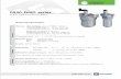 F040-DMD series - Filtrec S.p.A. - Home cataloghi/idraulica/en/F040-DMD.pdf · F040-DMD series In line medium ... according to the ISO 3968 specification, ... • Electric plug connection