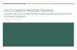 SOUTH DAKOTA PROVIDER TRAININGdhs.sd.gov/developmentaldisabilities/docs/South Dakota Provider... · SOUTH DAKOTA PROVIDER TRAINING ... Personal Outcome Measures Interview ... Plans