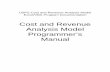 Cost and Revenue Analysis Model Programmer’s Manual Programmers Manual.pdf · Cost and Revenue Analysis Model Programmer’s ... mainframe-based COBOL application to a PC-platform