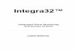 Integra32 User Manual - Total Electronics Contracting · part of the manual. ... Use this menu option to display information regarding your Integra32™ software version, the licensing