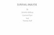 SURVIVAL ANALYSIS - About alawing/materials/ESSM689/  · Survival Analysis –What