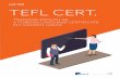 MAY 2018 TEFL CERT. - eltcouncil.gov.mt Conference Pictures/TEFL Cert... · Unit 4: Planning Lessons ... Accredited Course Centres are responsible for the provision of courses that