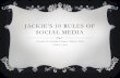 Jackie’s 10 rules of social media · • Employees interested in engaging in social media on behalf of Parkland ... • Employees must follow Code of Conduct when ... Jackie’s