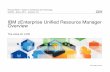 IBM zEnterprise Unified Resource Manager zEnterprise Unified Resource Manager Overview ... with Unified