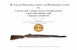 M1 Garand Operation, Safety, and Maintenance Guide for ... · This guide is intended to support the safe operation and maintenance of the M1 Garand Service Rifle and .30 ... (Civilian