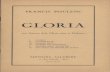 Francis Poulenc (1899-1963) - Gloria (FP 177).petruccilibrary.ca/files/...PMLP499558-Poulenc_F_-_Gloria_(FP_177).pdf · FRANCIS POULENC GLORIA pour oprano o o, GLORIA œur nnxte et