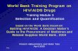 World Bank Training Program on HIV/AIDS Drugs - WHO · World Bank Training Program on HIV/AIDS Drugs ... Module Learning Objectives ... cryptococcal meningitis, ...