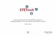 Lessons learned from the EFETnet project – applying … · Lessons learned from the EFETnet project – applying ebMS 2.0 for European ... 40 Companies life or implementing as of