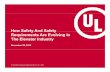 How Safety And SafetyHow Safety And Safety Requirements ...s3.amazonaws.com/.../WebinarSlides/Elevator...2012.pdf · How Safety And SafetyHow Safety And Safety Requirements Are Evolving
