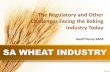 SA WHEAT INDUSTRY - AGBIZ Grainagbizgrain.co.za/uploads/documents/Events/2017-Wheat-Indaba/Geoff... · SA WHEAT INDUSTRY. Baking Industry Structure 1. ... Sunbake, Blue Ribbon, Sasko,