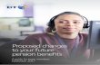Proposed changes to your future pension benefits - …€¦ · Proposed changes to your future pension benefits 1 ... Visit our consultation site at snip.bt.com/pensions , ... Proposed